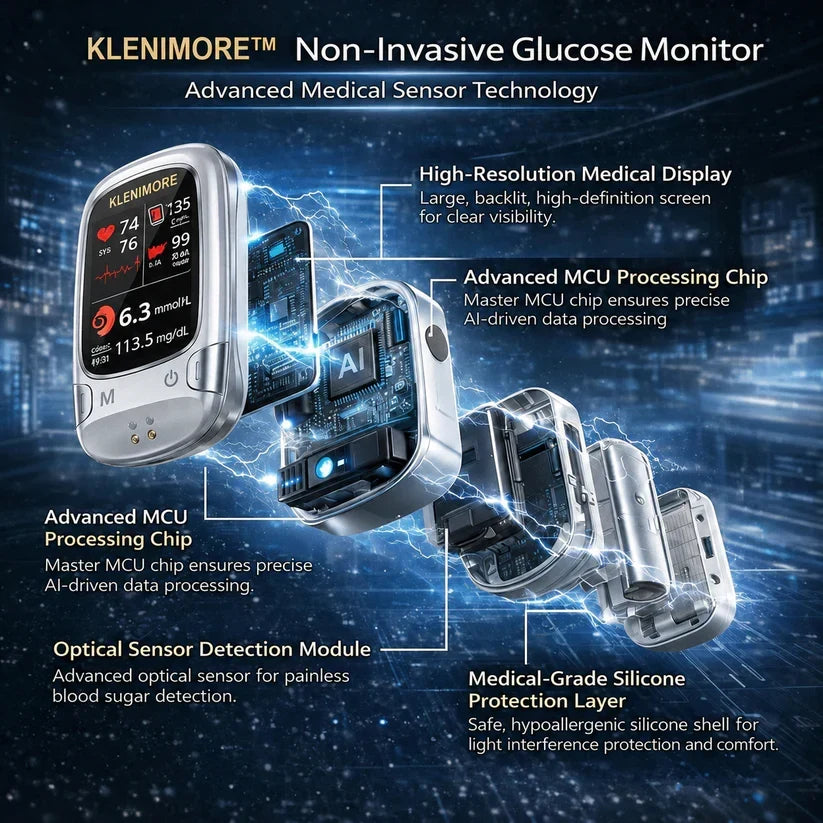 🔥Final 3 Hours: 70% OFF🏆Develops Newly Launched Non-Invasive Smart Blood Glucose Monitor✅TGA Approved