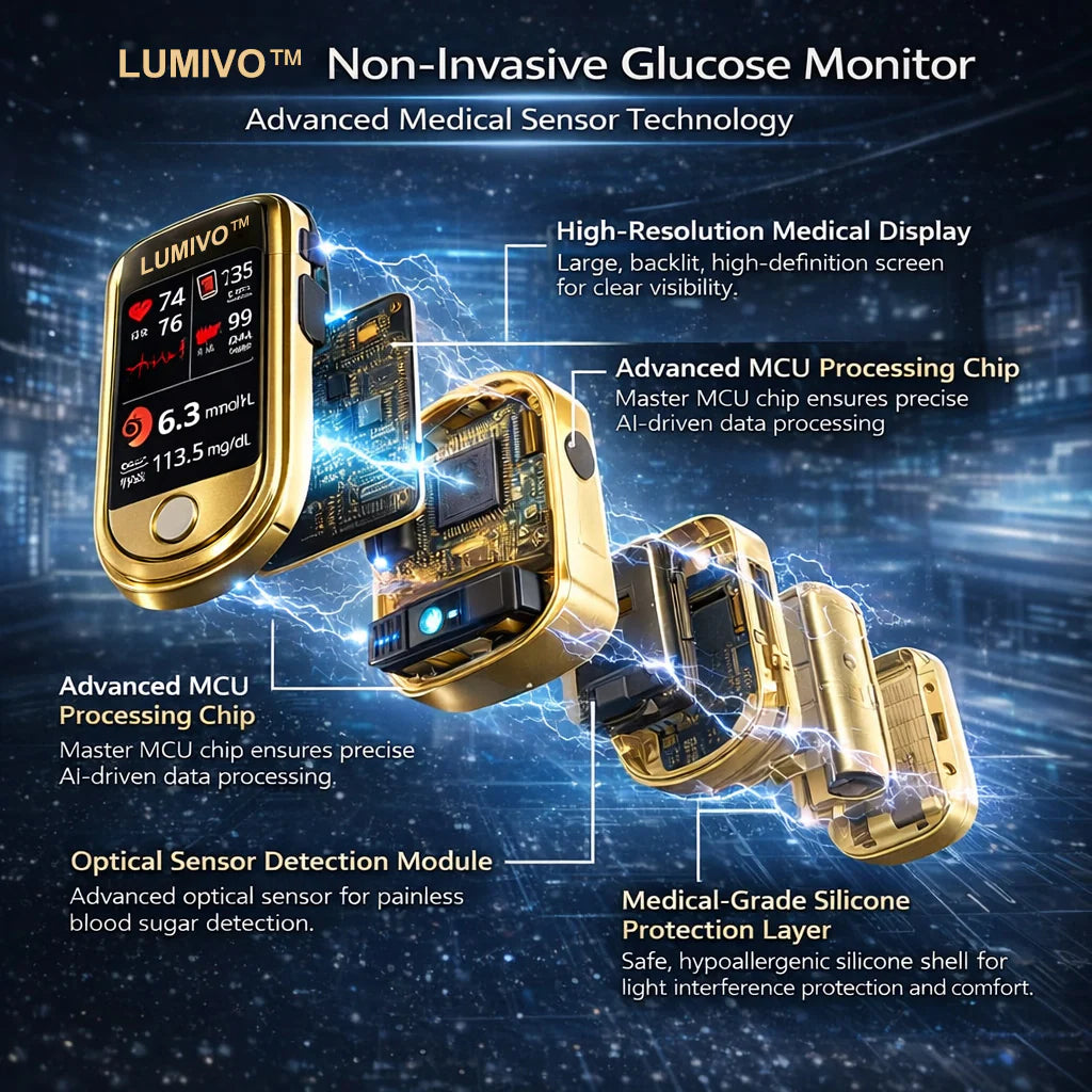 KLENIMORE™ Non-Invasive Health Monitor 99.9%Accuracy (Mayo Clinic Recommended)