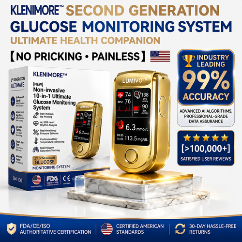KLENIMORE™ Non-Invasive Health Monitor 99.9%Accuracy (Mayo Clinic Recommended)